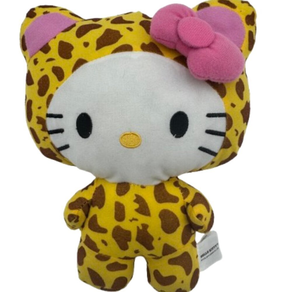 Rare Sanrio Hello Kitty 10" Leopard Circus Costume Plush Toy 2014